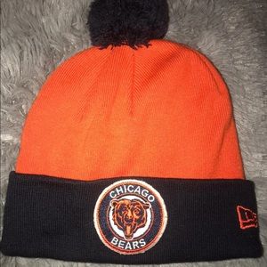 Chicago Bears football beanie